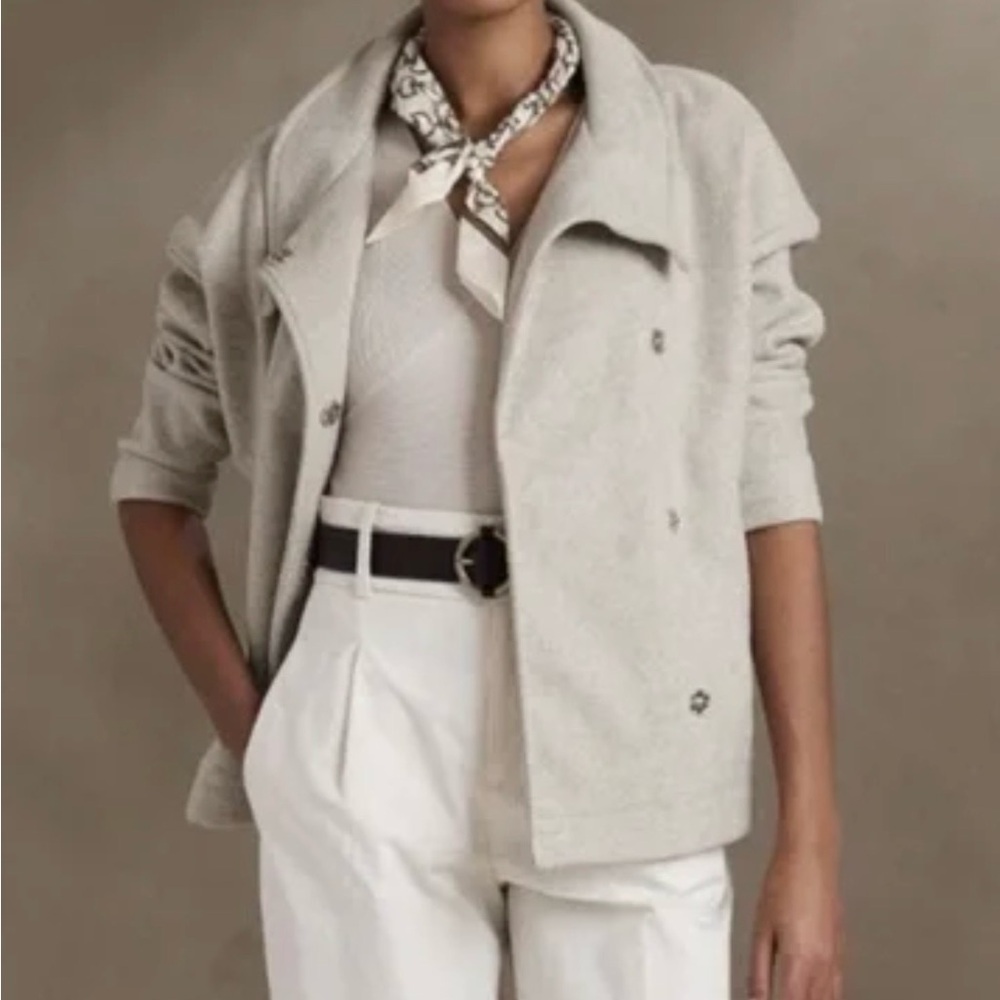 Banana Republic cream wool jacket